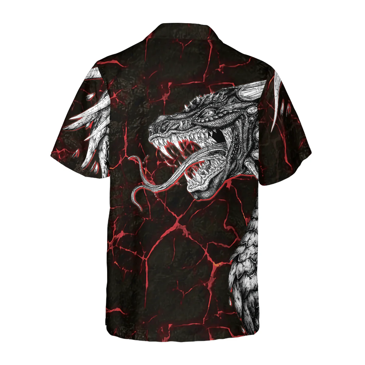 Dragon Hawaiian Shirt - Great Dragon Hawaiian Shirt - Perfect Gift For Husband, Boyfriend, Friend, Family - Image 2