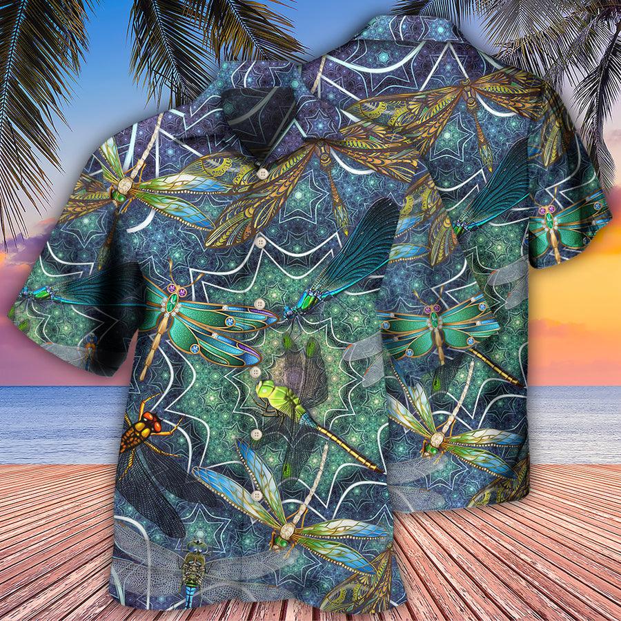 Dragonfly Amazing Hawaiian Shirt For Summer, Dragonfly Love Life Hawaiian Shirts Outfit For Men Women, Dragonfly Lovers - Image 2