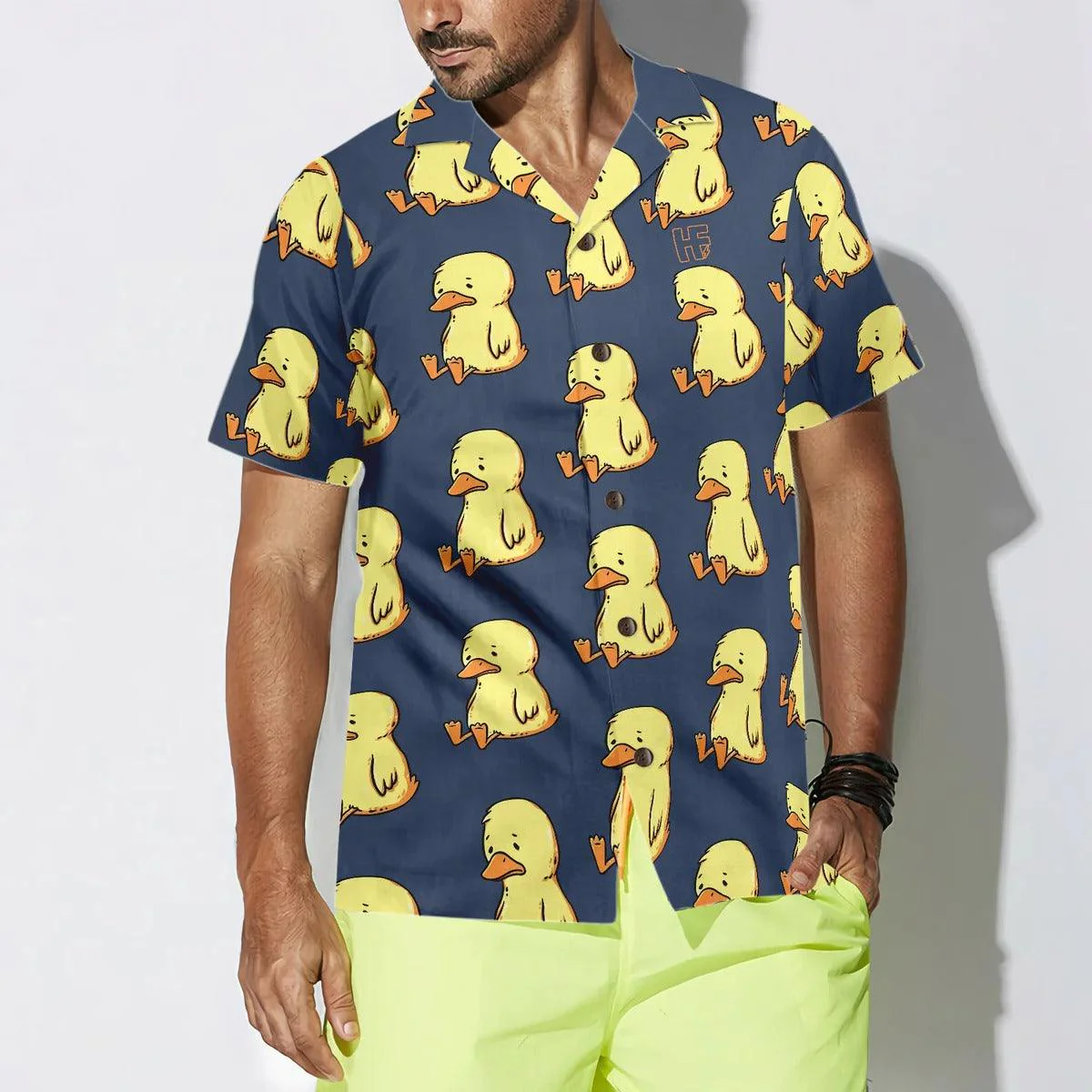 Duck Hawaiian Shirt, I'm A Sad Duck Aloha Shirt For Men Women - Perfect Gift For Duck Lovers, Husband, Boyfriend, Friend, Family - Image 2