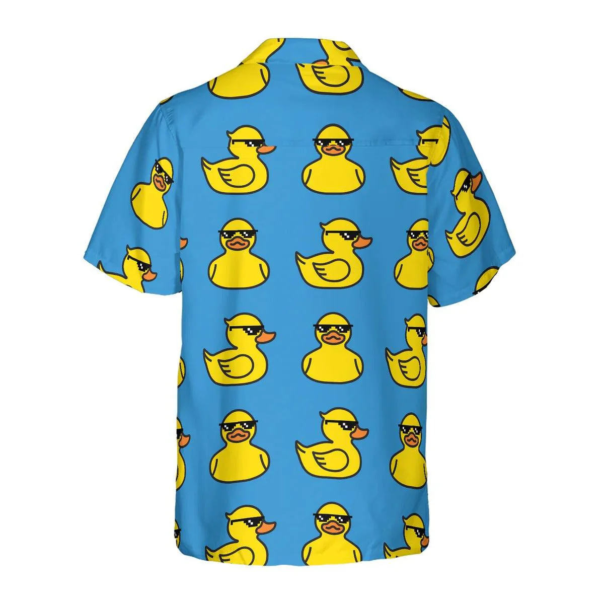 Duck Hawaiian Shirt, Rubber Yellow Duck Aloha Shirt For Men Women - Perfect Gift For Duck Lovers, Husband, Boyfriend, Friend, Family - Image 2
