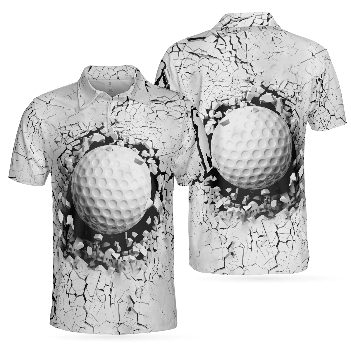 Men Golf Polo Shirt - Elegant And Unique Golf Breaker Golf Polo Shirt, Best Gift For Golfers, Golf Gift For Men
