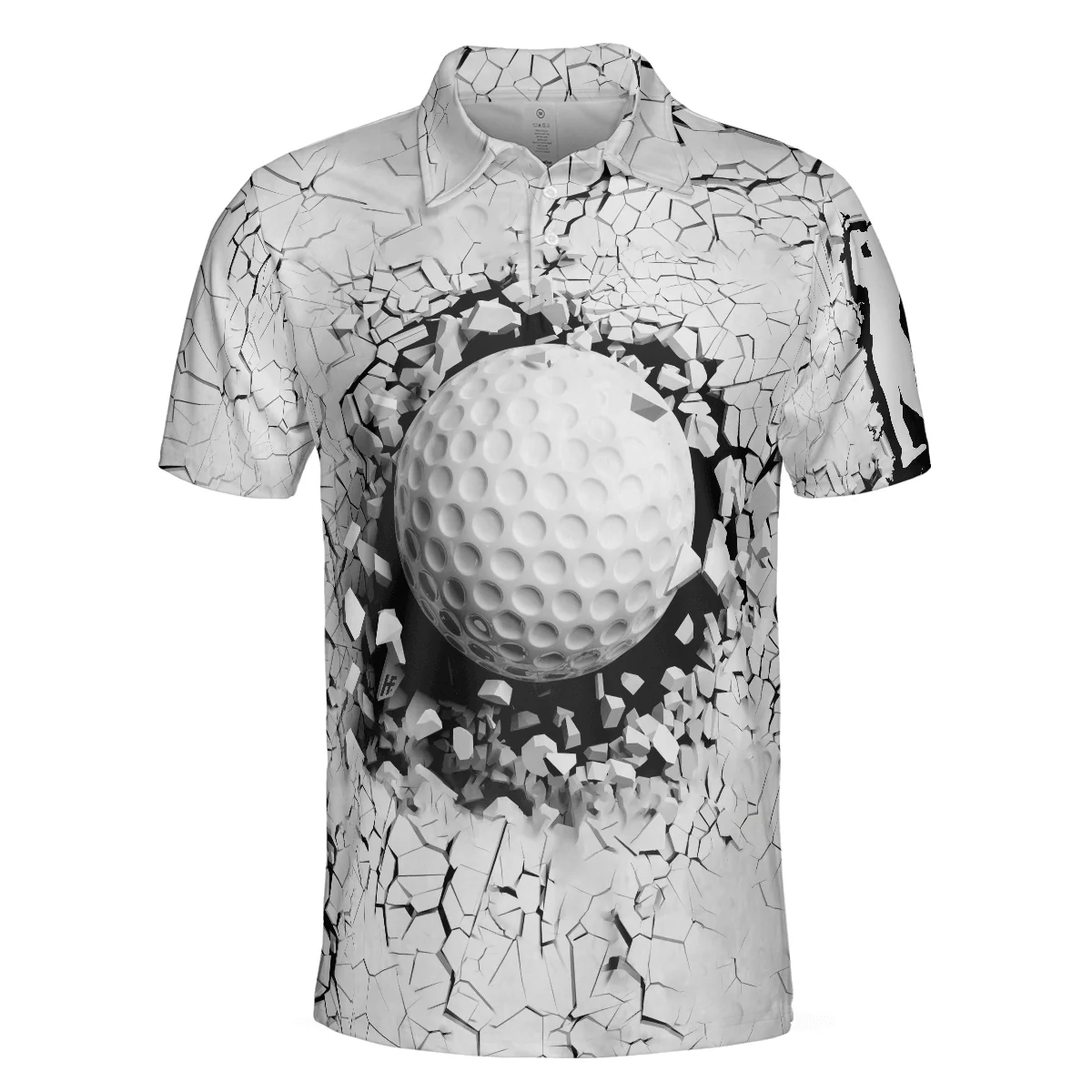 Men Golf Polo Shirt - Elegant And Unique Golf Breaker Golf Polo Shirt, Best Gift For Golfers, Golf Gift For Men - Image 3