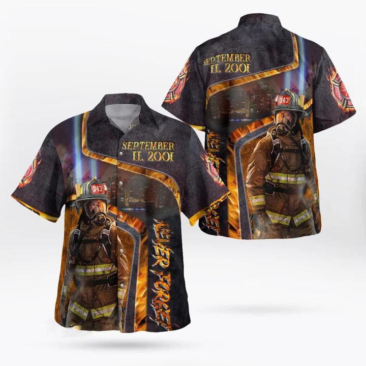 Firefighter Hawaii Shirt - Perfect Gift For Friend, Family - Image 4