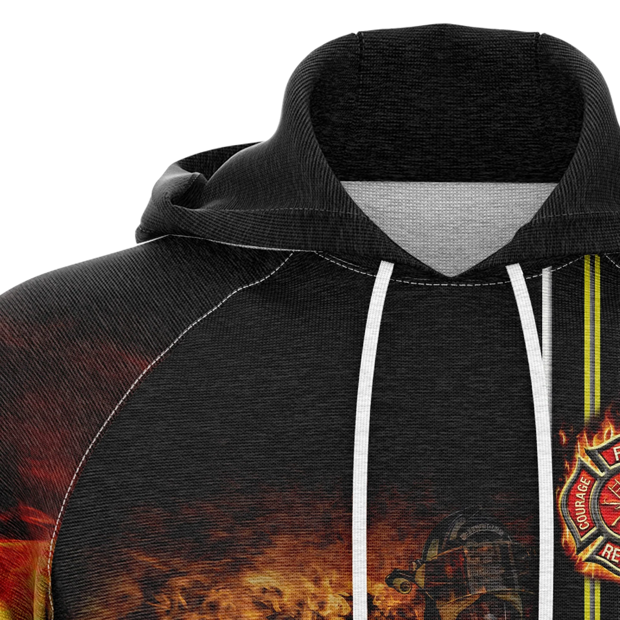 Firefighter Hero Pullover Premium Hoodie Fire Sea, Perfect Outfit For Men And Women On Christmas New Year Autumn Winter - Image 2