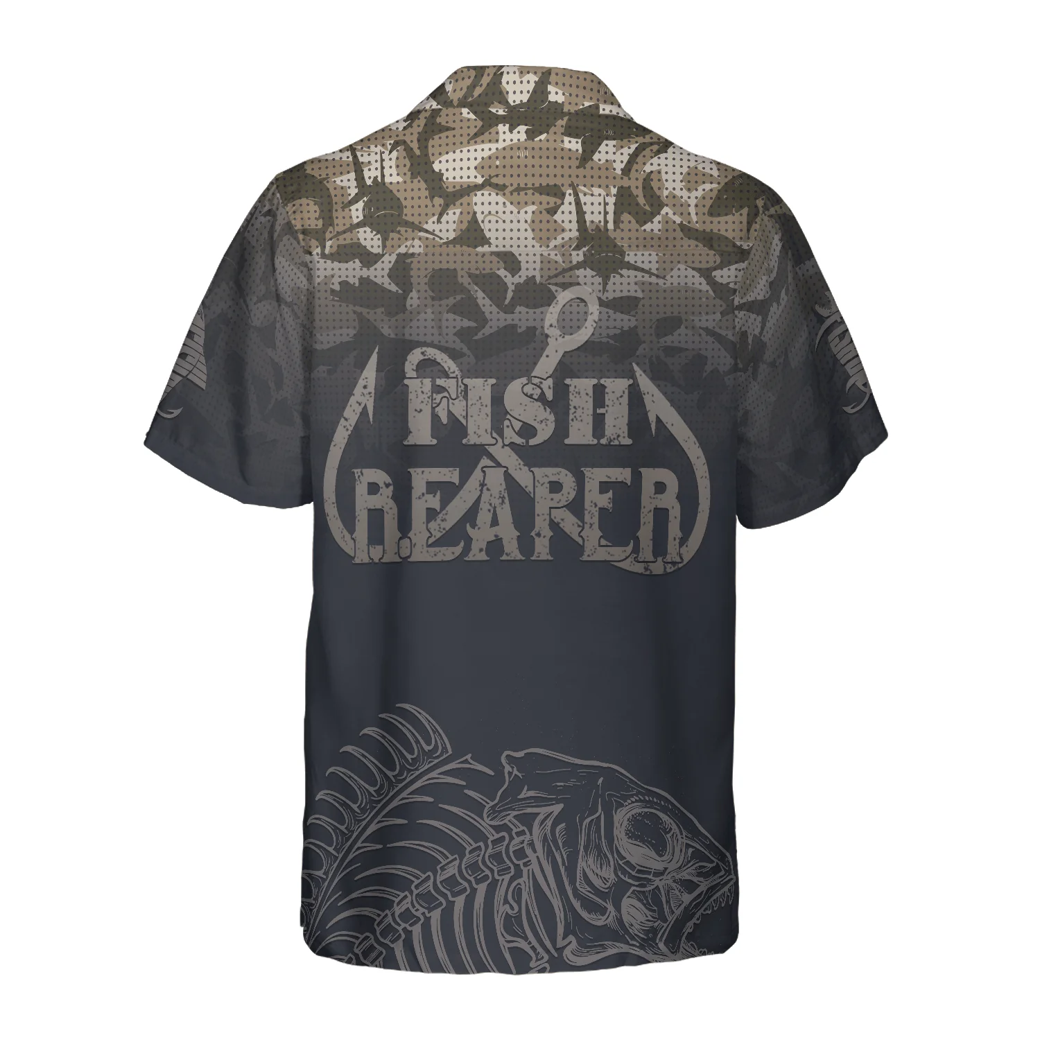 Fish Reaper Fish Skeleton Fishing Aloha Hawaiian Shirt For Summer, Colorful Shirt For Men Women, Perfect Gift For Friend, Team, Family, Fishing Lovers - Image 2