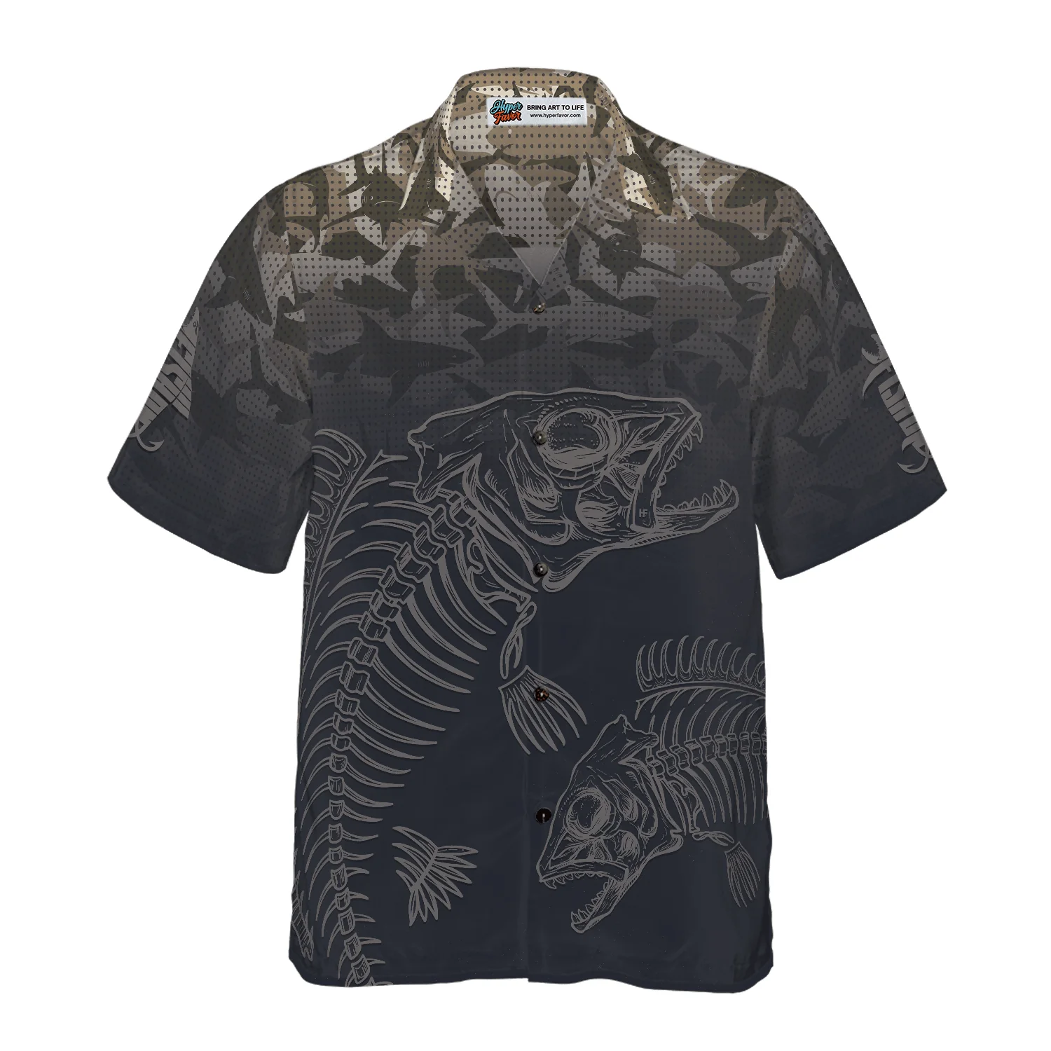 Fish Reaper Fish Skeleton Fishing Aloha Hawaiian Shirt For Summer, Colorful Shirt For Men Women, Perfect Gift For Friend, Team, Family, Fishing Lovers - Image 3