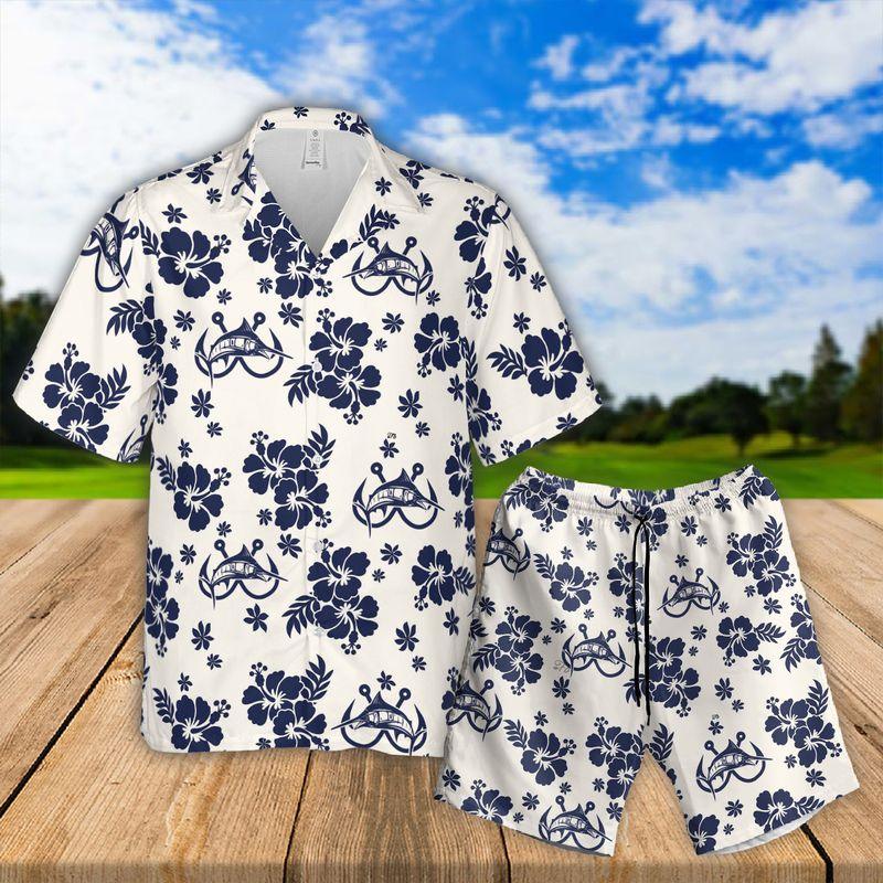 Fishing Aloha Hawaiian Shirts For Summer Outfit, Blue Tropical Hawaiian Shirt For Men Women, Beach Wear Fisherman Gift For Friend, Fishing Lovers