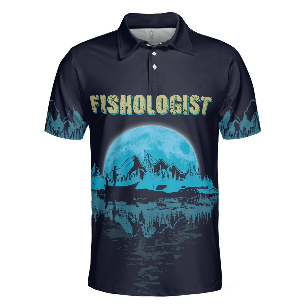 Fishologist Go Fishing Men Polo Shirt, I Just Want To Go Fishing Shirt, Best Fishing Shirt For Men, Gift For Fishing Lovers - Image 3