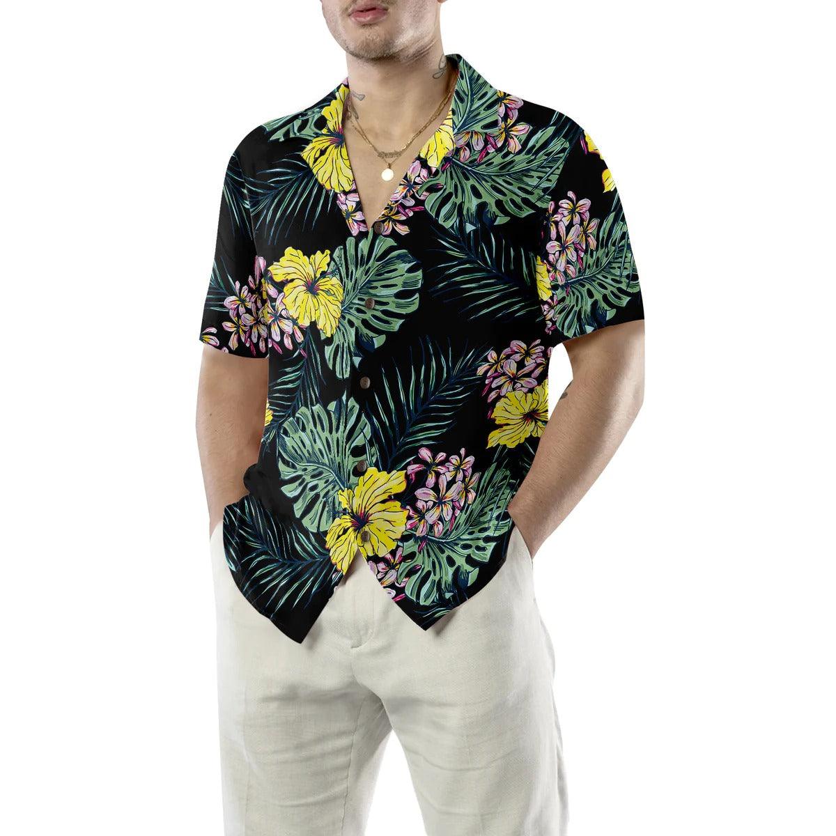 Floral Flower Pattern Hawaiian Shirt, Beach Hawaiian Shirt, Tropical Aloha Shirt For Men Women, Perfect Gift For Husband, Wife, Friend, Family - Image 5