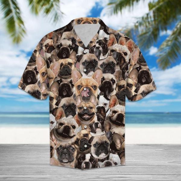 French Bulldog Hawaiian Shirt - French Bulldog Awesome Gift For Dog Lovers Hawaiian Shirt - Perfect Gift For Friend, Family