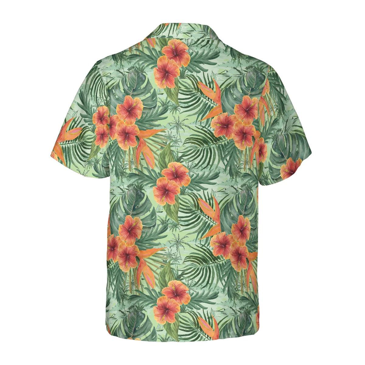 Funny Aloha Tropical Flowers Costume Men Hawaiian Shirt - Gift For Men, Lover, Friend, Family - Image 5