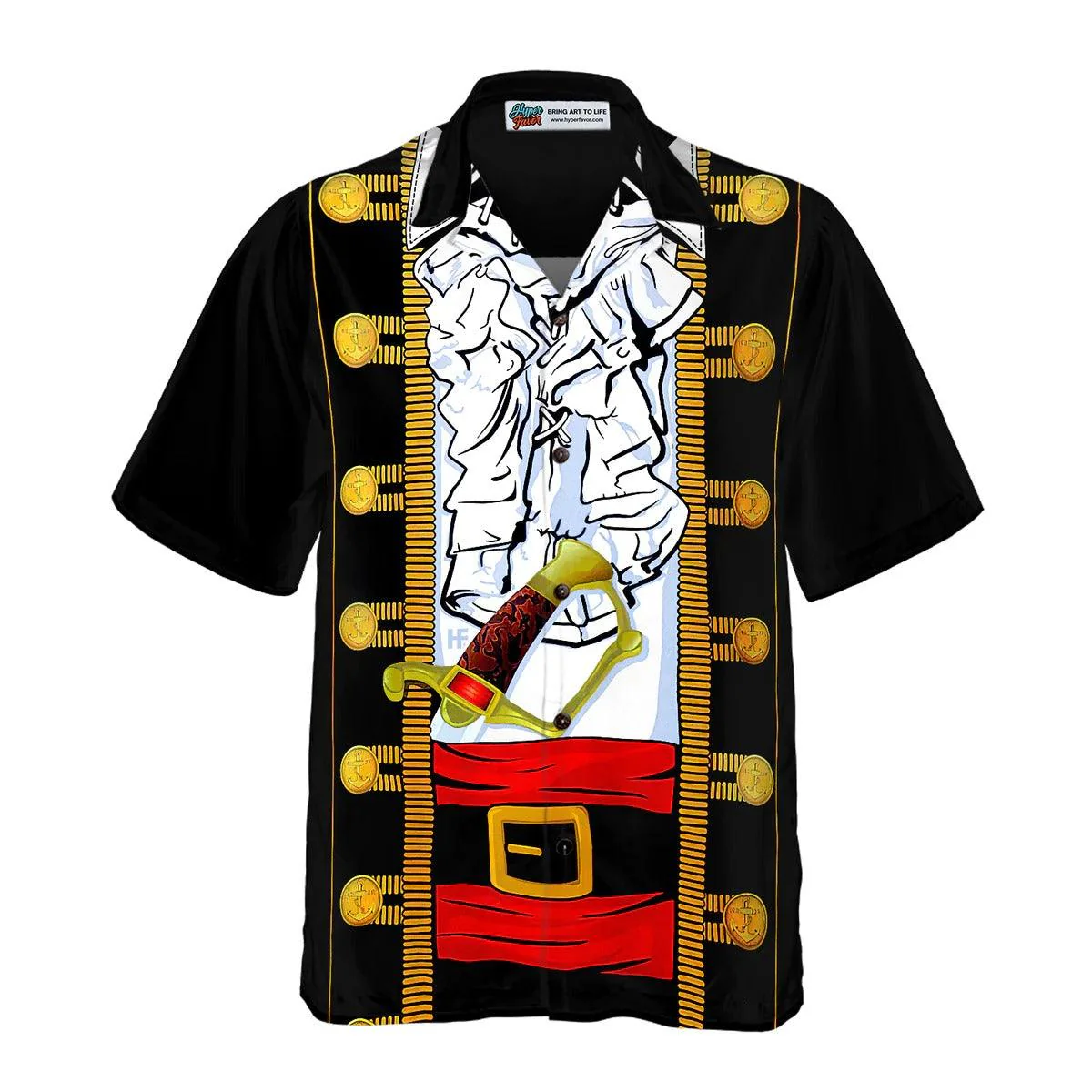 Funny Halloween Pirate Costume Hawaiian Shirt - Perfect Gift For Lover, Friend, Family - Image 2
