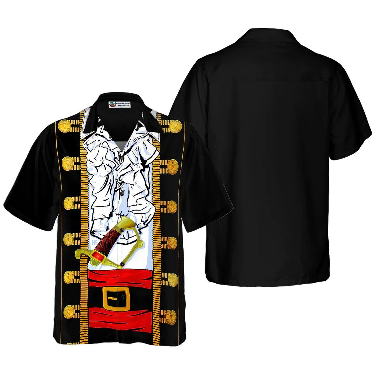 Funny Halloween Pirate Costume Hawaiian Shirt - Perfect Gift For Lover, Friend, Family - Image 4