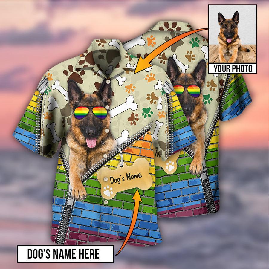 German Shepherd Hawaiian Shirt Custom - Dog Various Style Personalized Hawaiian Shirts - Perfect Gift For Men Women, Dog Lovers - Image 3