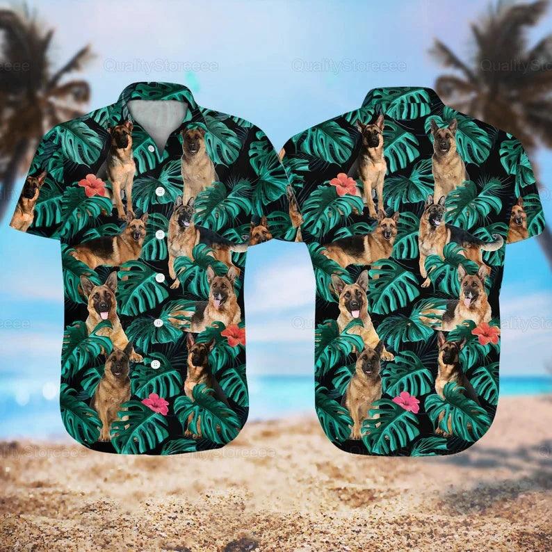 German Shepherd Hawaiian Shirt - Perfect Gift For Friend, Family