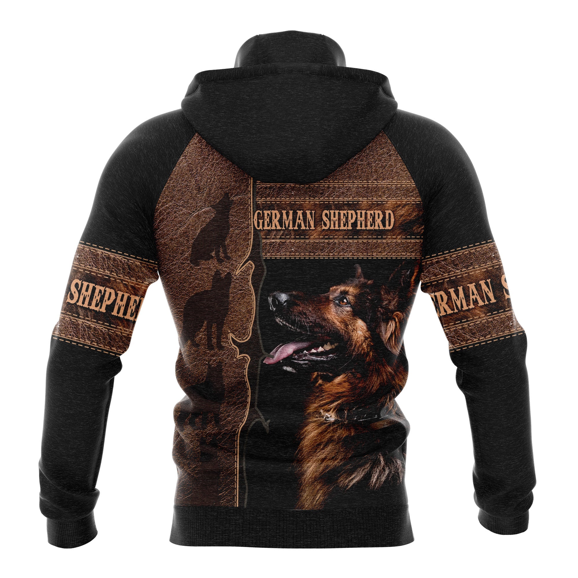 German Shepherd Paw Pattern Pullover Premium Hoodie, Perfect Outfit For Men And Women On Christmas New Year Autumn Winter - Image 2