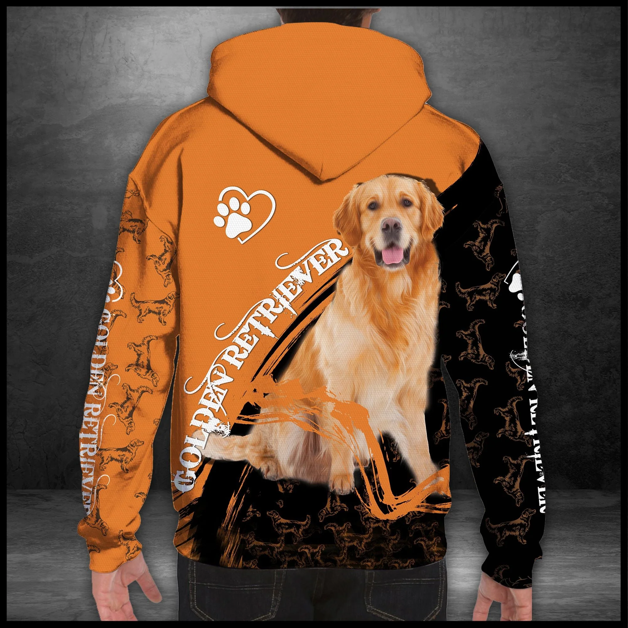 Golden Retriever Autumn Pullover Premium Hoodie, Perfect Outfit For Men And Women On Christmas New Year Autumn Winter - Image 2