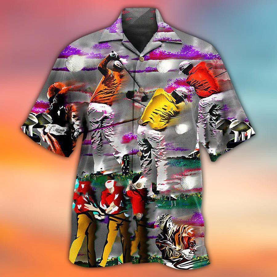 Golf Aloha Hawaiian Shirt - Golf Life Is A Game But Golfis Serious Hawaiian Shirt For Summer- Perfect Gift For Men, Women, Golfer - Image 2