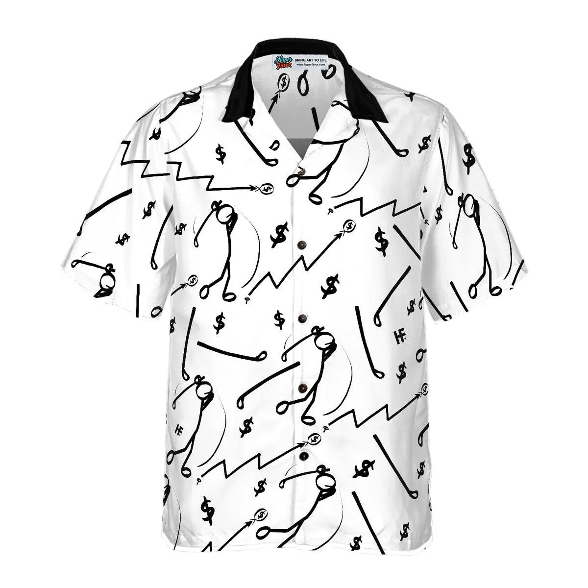 Golf Aloha Hawaiian Shirt, Golf Market Icons Hawaiian Shirt, Golf Hawaiian Shirt For Summer - Perfect Gift For Men, Women, Golf Lover, Friend, Family - Image 2