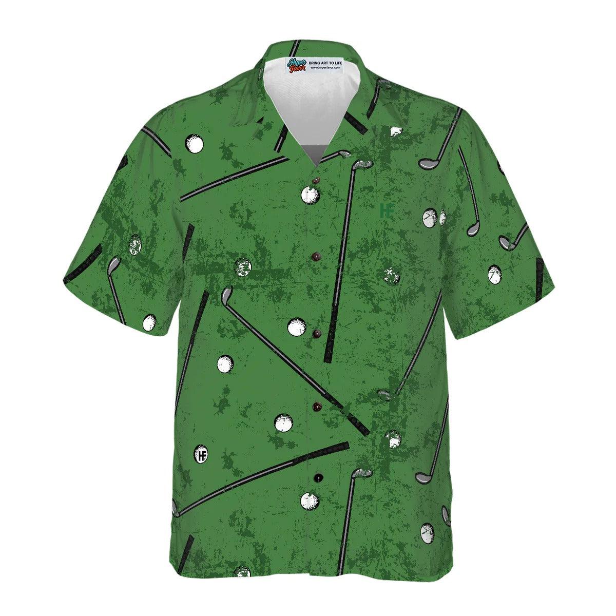 Golf Hawaiian Shirt, Golf Green Pattern Aloha Shirt, Golf Aloha Hawaiian Shirt For Summer - Perfect Gift For Men, Women, Golf Lover, Friend, Family - Image 2