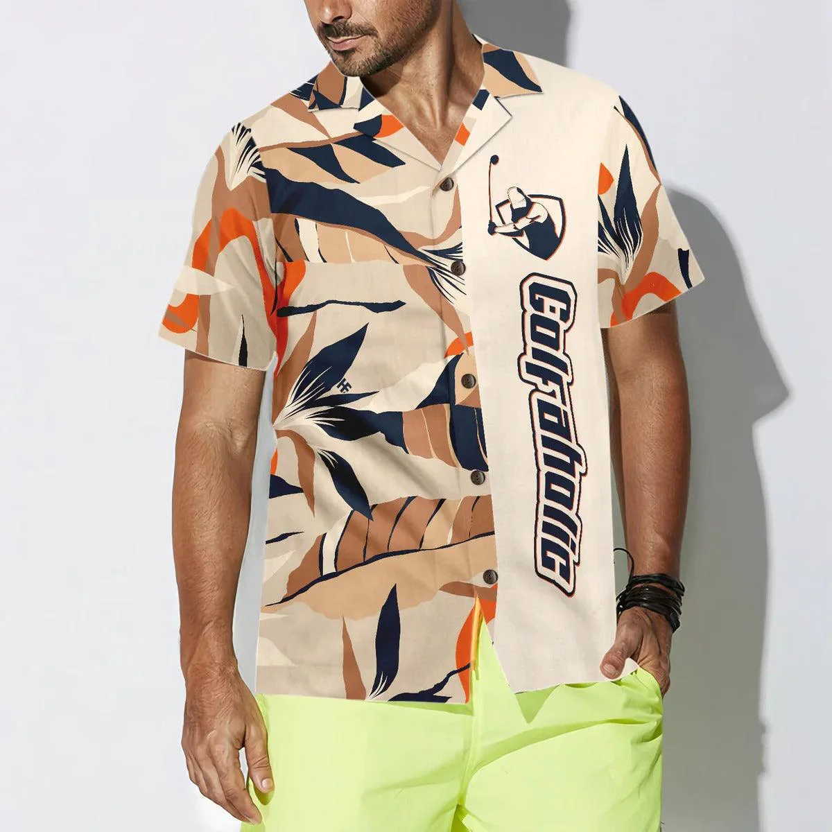 Golf Hawaiian Shirt, Golfaholic Aloha Hawaiian Shirt, Modern Exotic Jungle Golfaholic Aloha Shirt For Summer - Perfect Gift For Men, Women, Golf Lover - Image 4