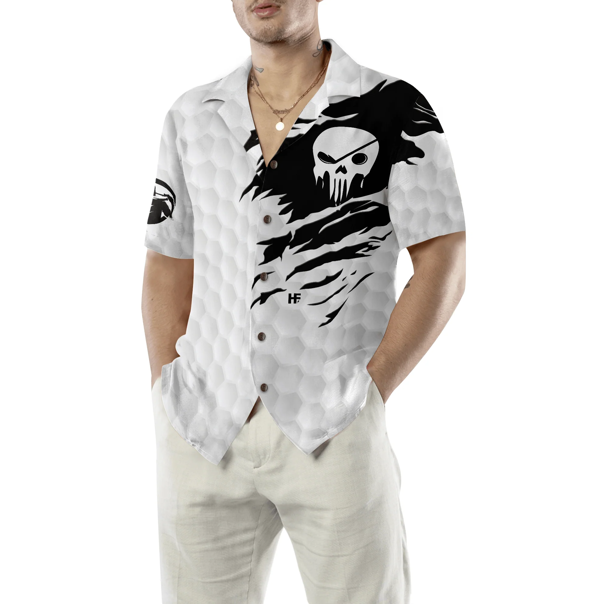 Golf Hawaiian Shirt, Never Underestimate A Golfer Born In May Aloha Hawaiian Shirt For Summer, Colorful Aloha Shirt For Men Women, Friend, Team - Image 5