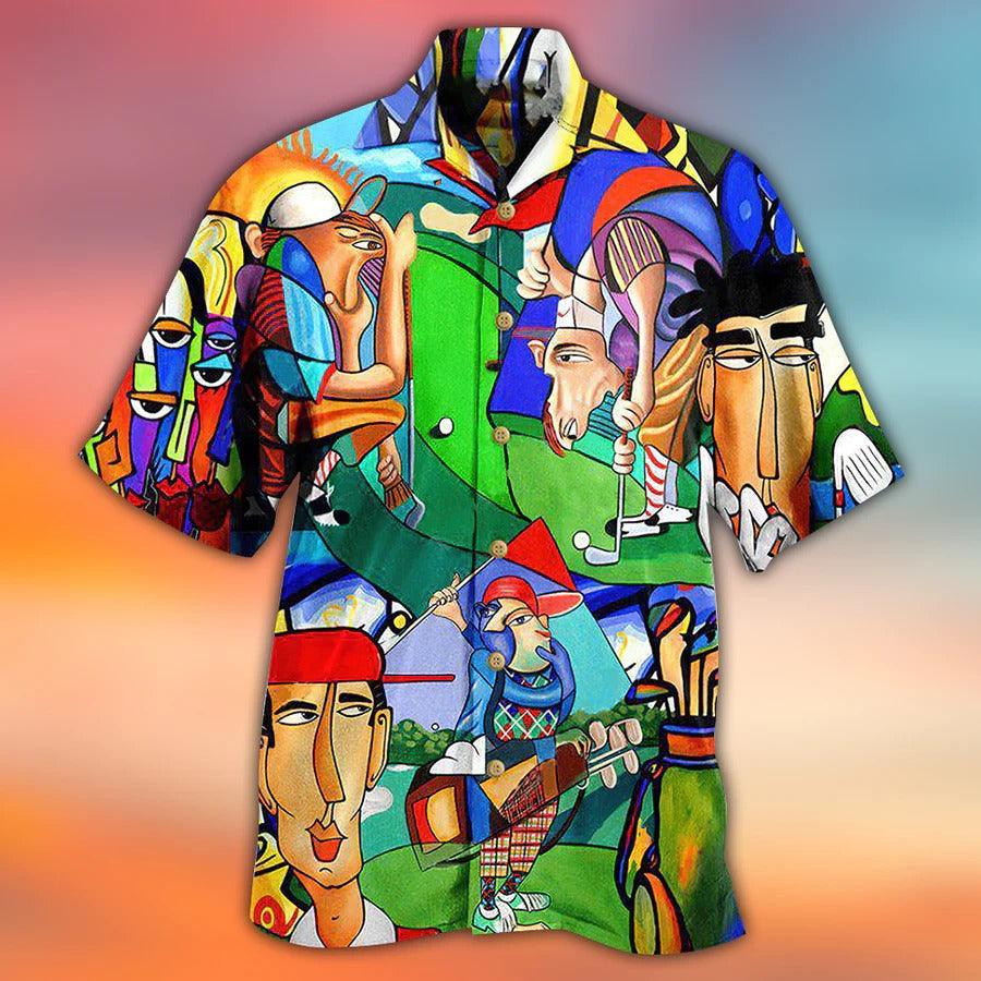 Golf Hawaiian Shirts - Golf Players Hawaiian Shirt For Summer - Perfect Gift For Men, Golf Lovers, Golfer