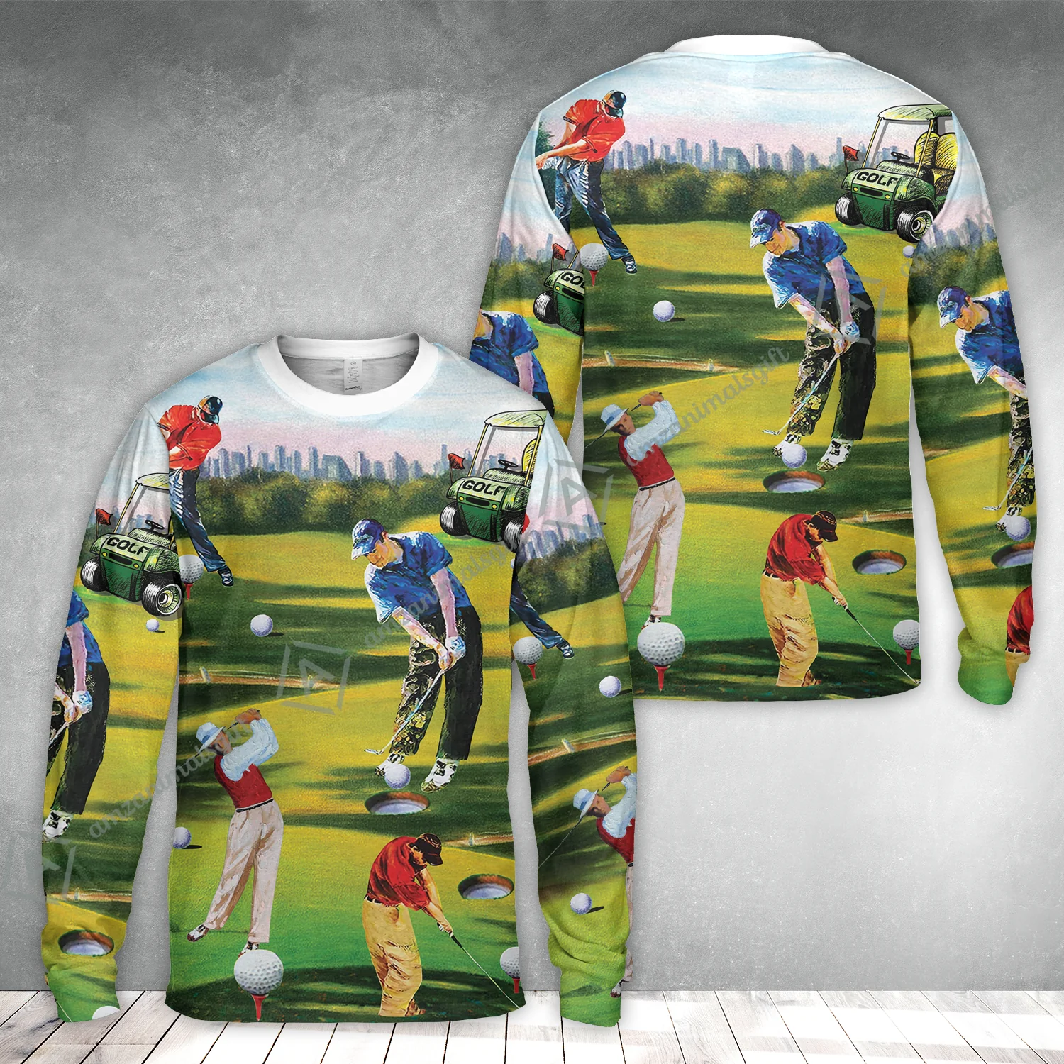 Golf Men Hoodie - Golf Men, Golf Cart Hoodie - Perfect Gift For Men & Women, Golf Lover - Image 7