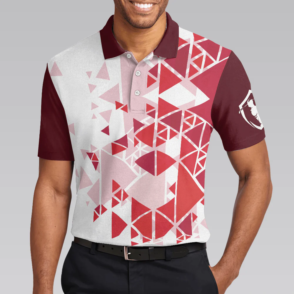 Golf Men Polo Shirt, Red Golfing Shirt Design With Sayings, Best Gift For Golfers, That's What I Do Play Golf - Perfect Gift For Men, Golfers - Image 4