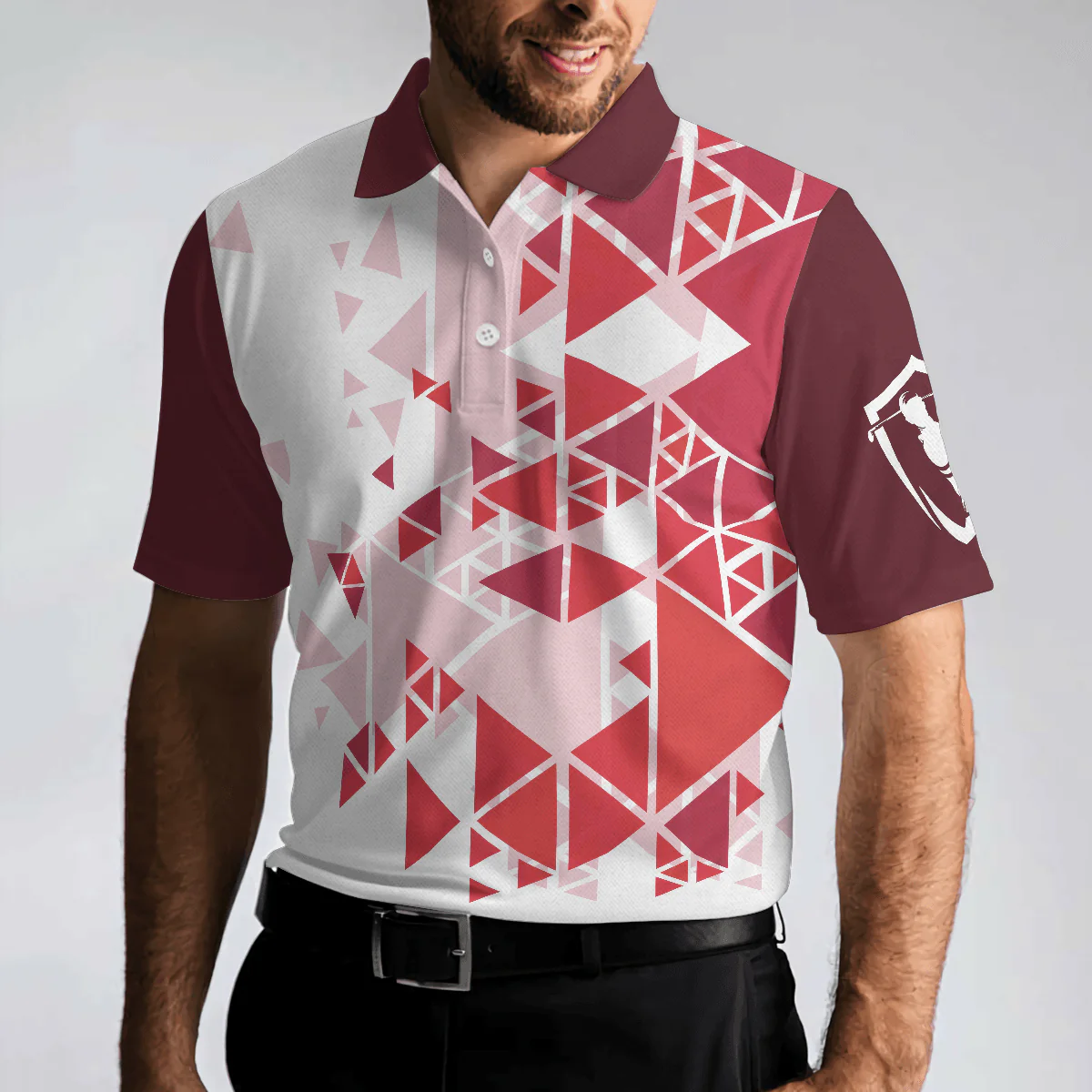 Golf Men Polo Shirt, Red Golfing Shirt Design With Sayings, Best Gift For Golfers, That's What I Do Play Golf - Perfect Gift For Men, Golfers - Image 5
