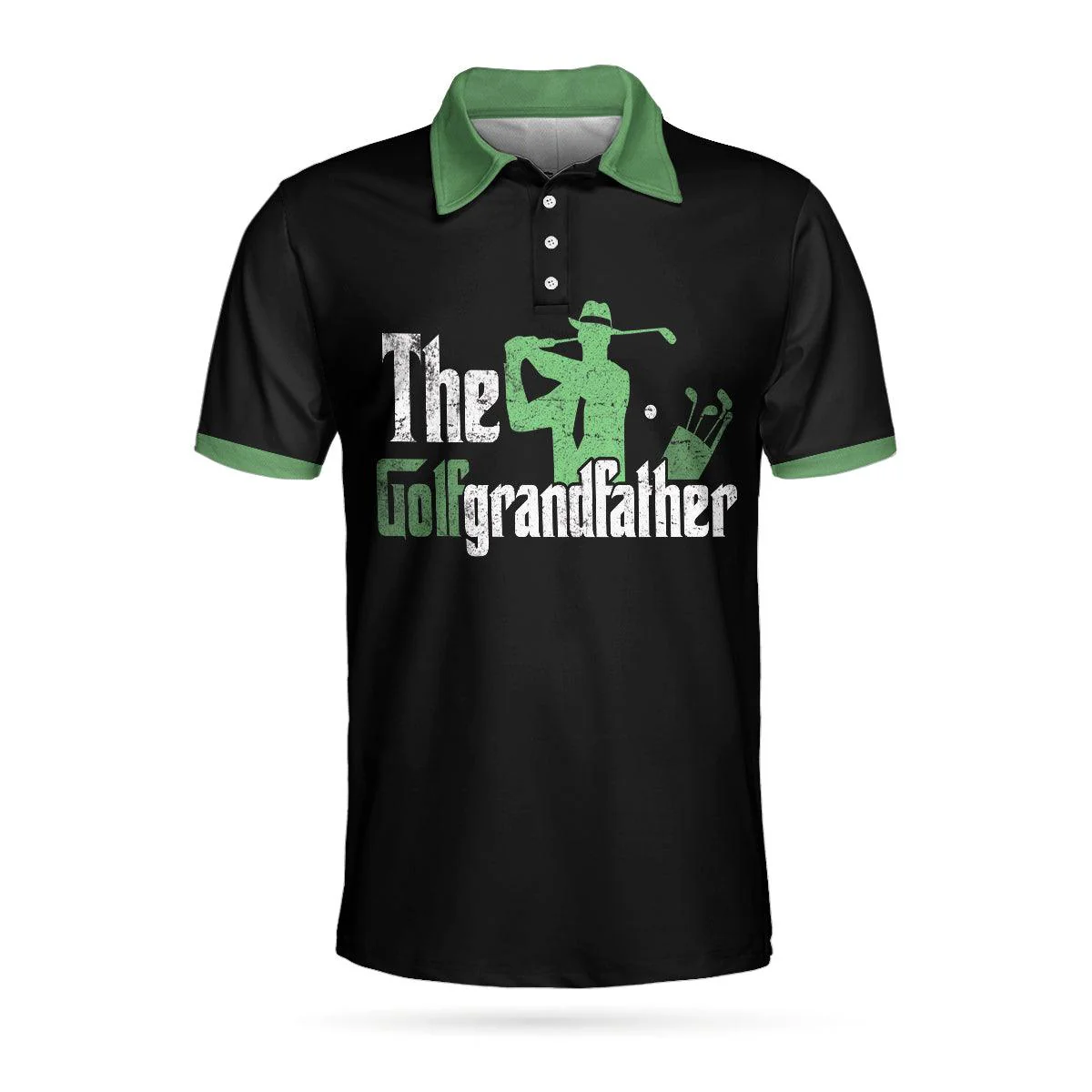 Golf Men Polo Shirt, The Golf Grandfather Theme Polo Shirt, Best Golf Shirt For Men - Perfect Gift For Golfers, Golf Lovers - Image 3