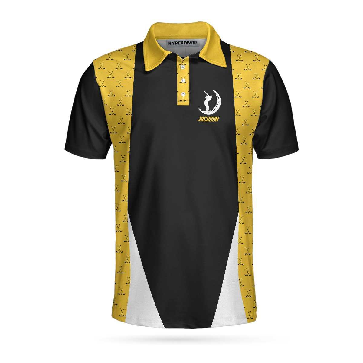 Golf Men Polo Shirts - Beer And Golf Weekend Forcast Golfing With The Change Of Drinking Men Polo Shirts - Perfect Gift For Men, Golfers, Golf Lover - Image 2