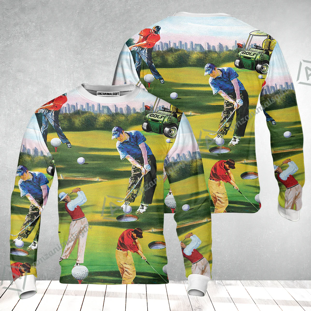 Golf Men Women Polo Shirt - Golf Men, Golf Cart Women Polo Shirt - Perfect Gift For Men & Women, Golf Lover - Image 9