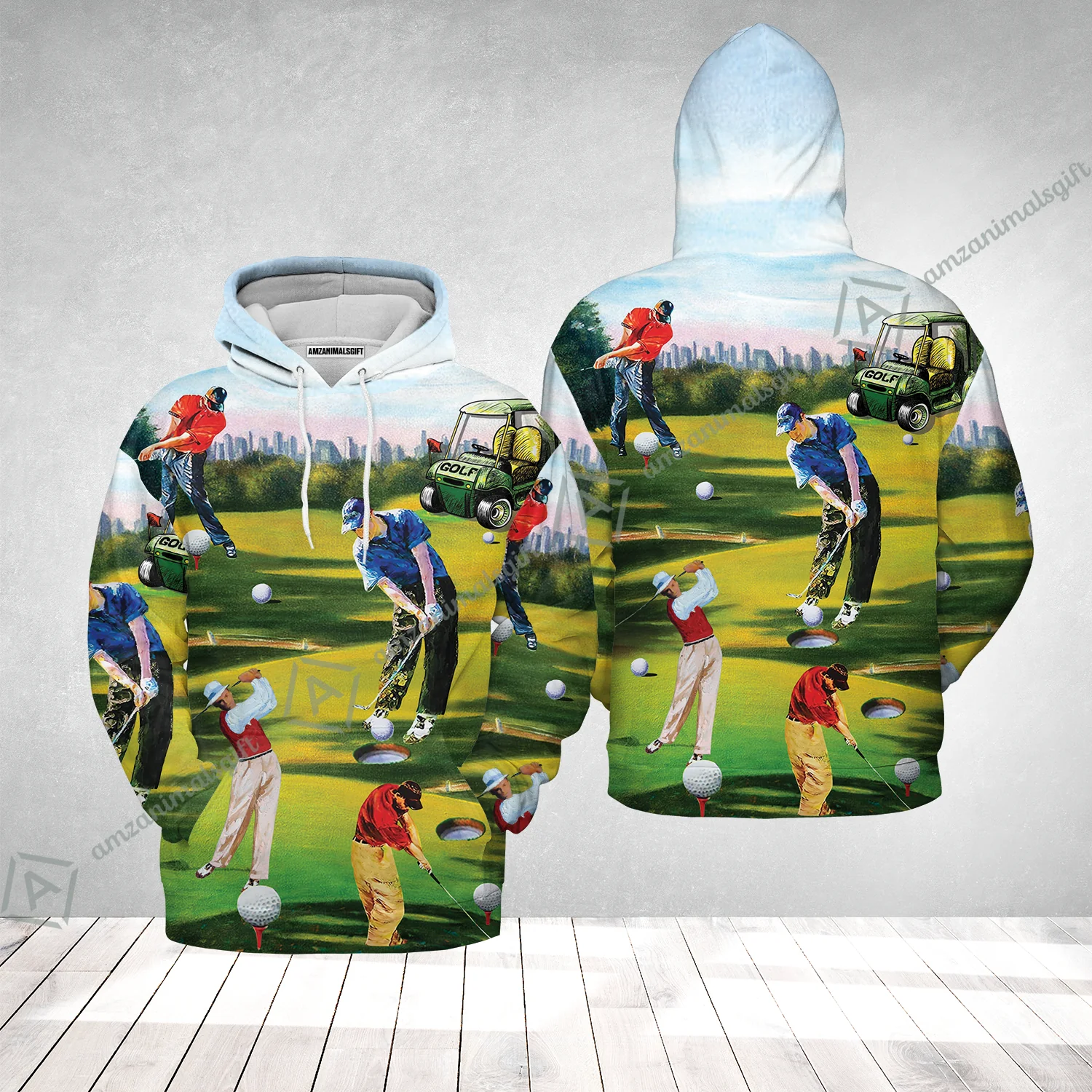 Golf Men Women Sleeveless Polo Shirt - Golf Men, Golf Cart Women Sleeveless Polo Shirt - Perfect Gift For Men & Women, Golf Lover - Image 7