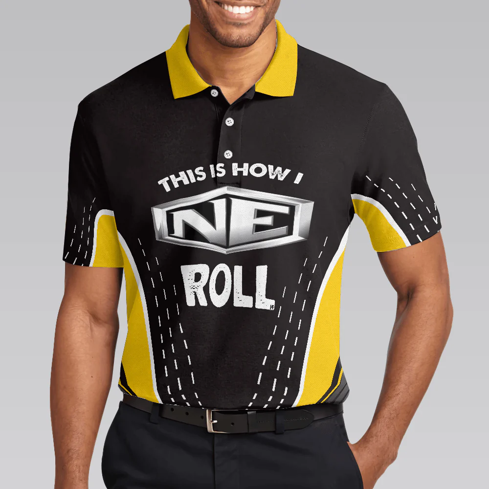 Golf Polo Shirt For Men - This Is How I Row Custom Logo Polo Shirt - Perfect Gift For Men, Golfers - Image 5