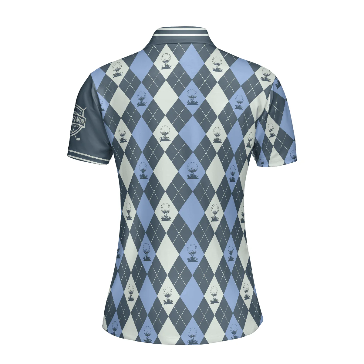Golf Women Polo Shirt, Balls To Golf The Way I Do, Golf Sports Caro Pattern Women Polo Shirts, Best Gift For Female Golfers, Ladies, Golf Lovers - Image 5