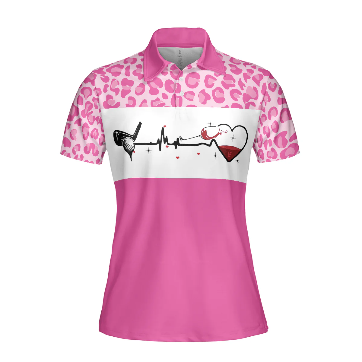 Golf Women Polo Shirt, I Am A Simple Woman Golf White And Pink Women Polo Shirts, Golfing Gift For Wine Lovers, Ladies, Female Golfers, Golf Lovers - Image 4