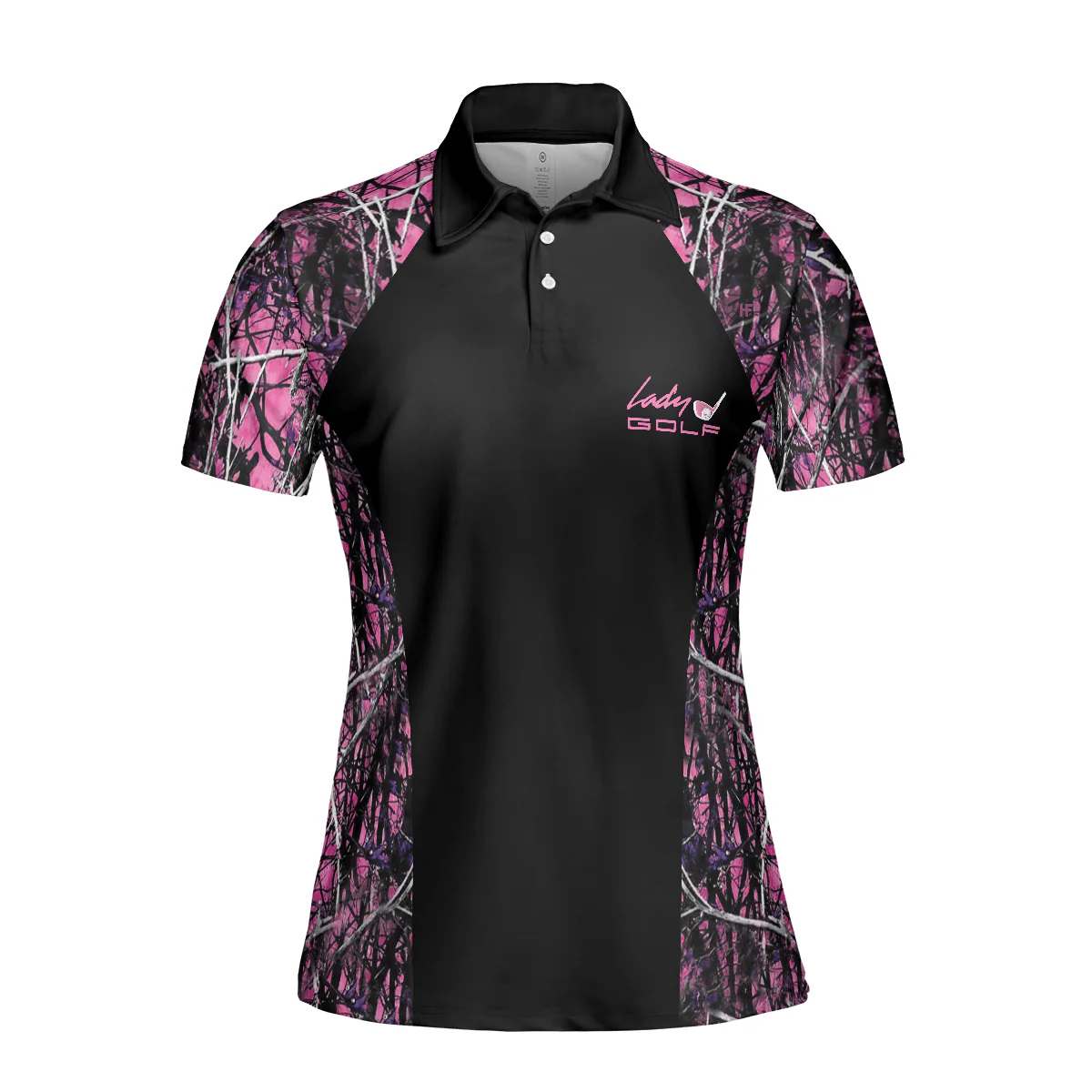 Golf Women Polo Shirt, I'm Not Swearing I'm Using My Golf Words Camouflage Pattern Golf Women Polo Shirts, Gift For Ladies, Female Golfers, Golf Lover - Image 4