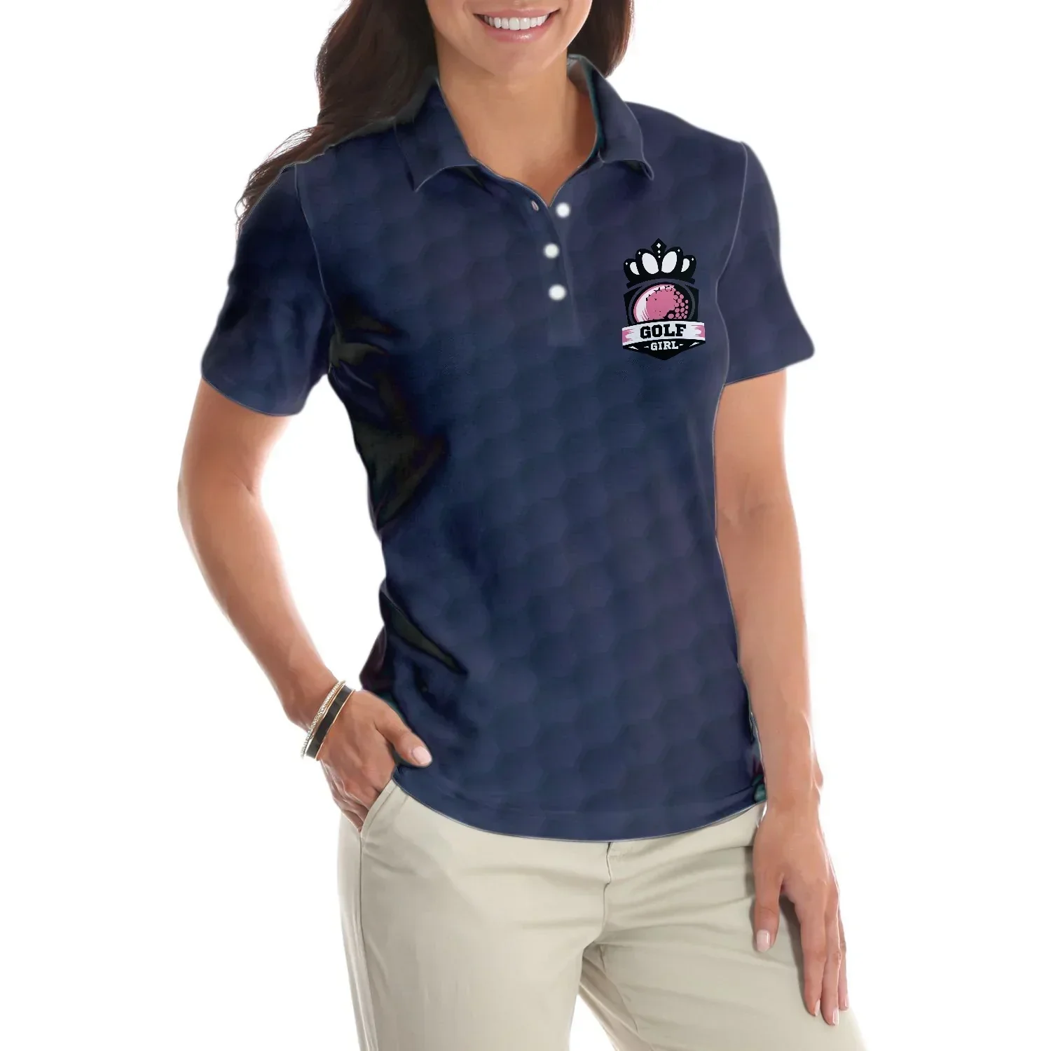 Golf Women Polo Shirt, It Takes A Lot Of Balls To Golf Like I Do Golf Women Polo Shirts, Cool Gift For Ladies, Female Golfers, Golf Lovers - Image 5