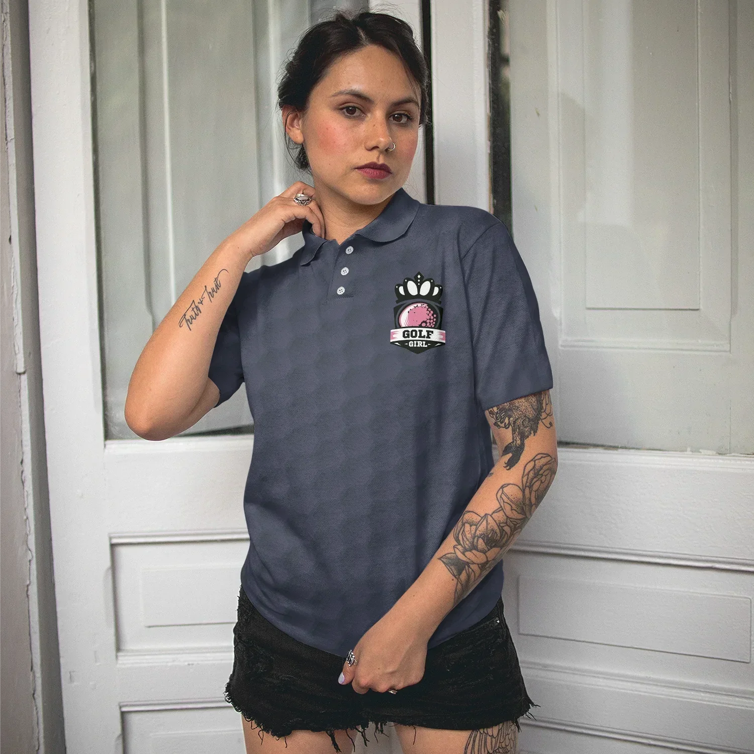 Golf Women Polo Shirt, It Takes A Lot Of Balls To Golf Like I Do Golf Women Polo Shirts, Cool Gift For Ladies, Female Golfers, Golf Lovers - Image 6