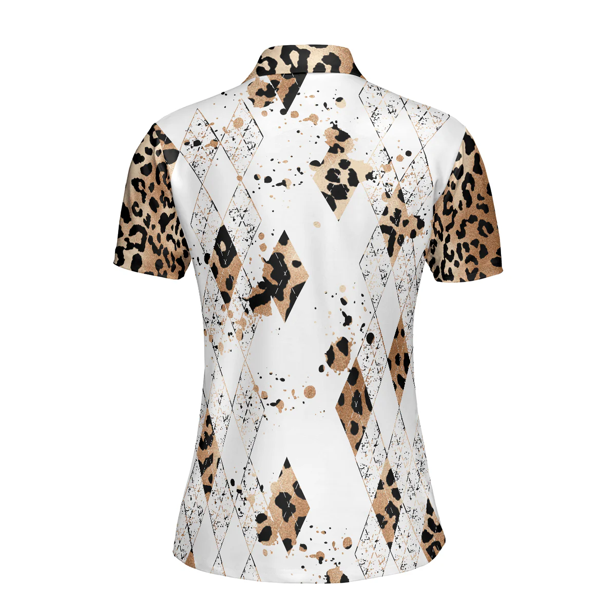 Golf Women Polo Shirt, Watch Me Slay These Holes Women Polo Shirts, Panther Skin Pattern Polo Shirt - Perfect Gift For Ladies, Golfers - Image 3