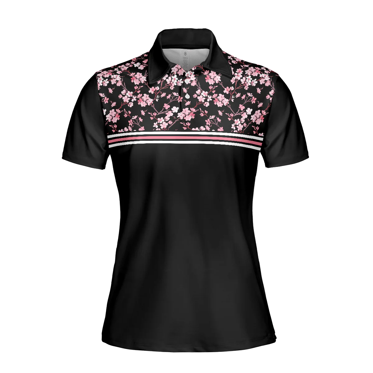 Golf Women Polo Shirts -  Floral Golfing Pattern You Are Looking At My Putt Again Golf Polo Shirts - Perfect Gift For Women, Golfers, Golf Lover - Image 4
