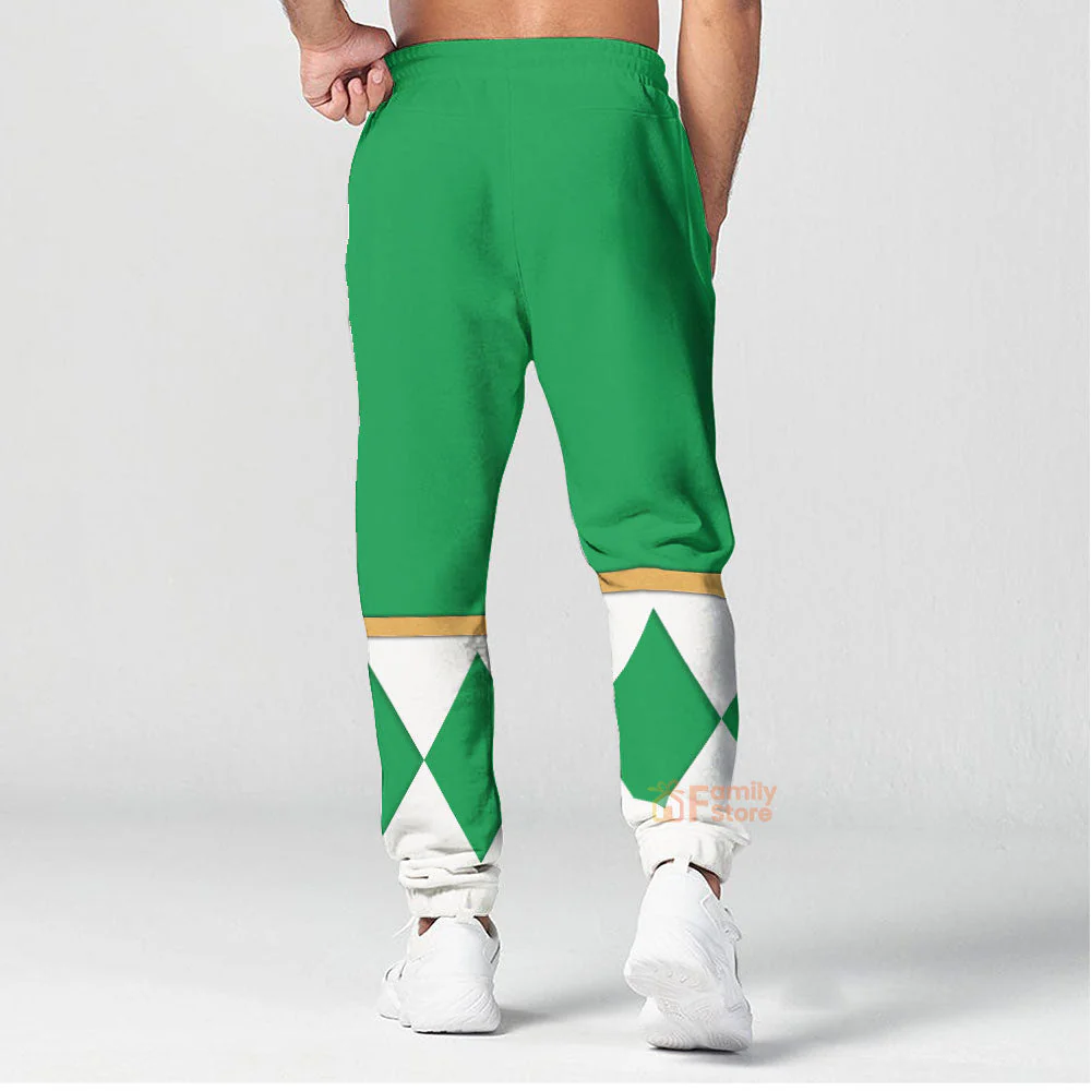 Green Ranger Dragon Shield Mighty Morphin Power Ranger - Hoodie Set, Sweatshirt, Sweatpants - Image 9