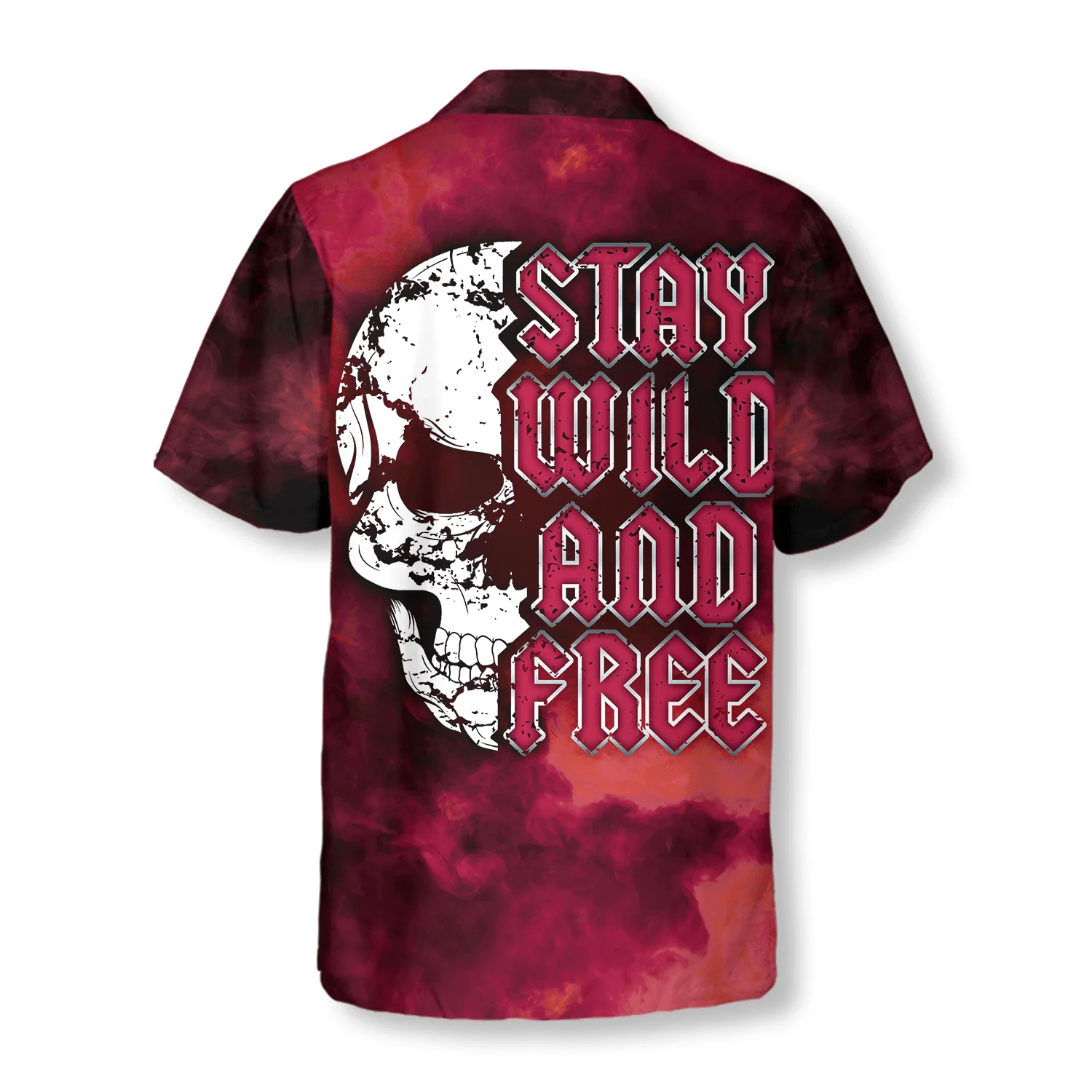 Guitar Hawaiian Shirt, Guitar Stay Wild And Free Hawaiian Shirt, Colorful Summer Aloha Shirt For Men Women, Gift For Friend, Family, Team, Guitar Lovers - Image 2