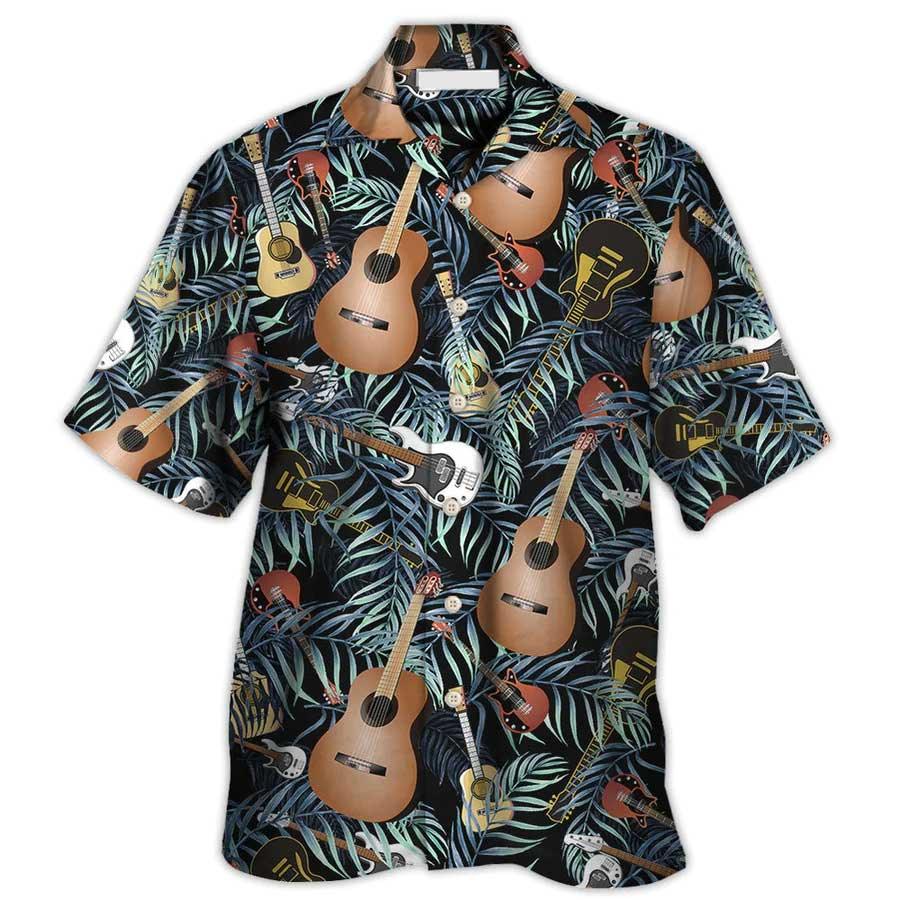 Guitar Love Life Style Cool Aloha Hawaiian Shirt For Summer, Guitar Tropical Hawaiian Shirts Matching Outfit For Men Women, Music Guitar Lovers - Image 2