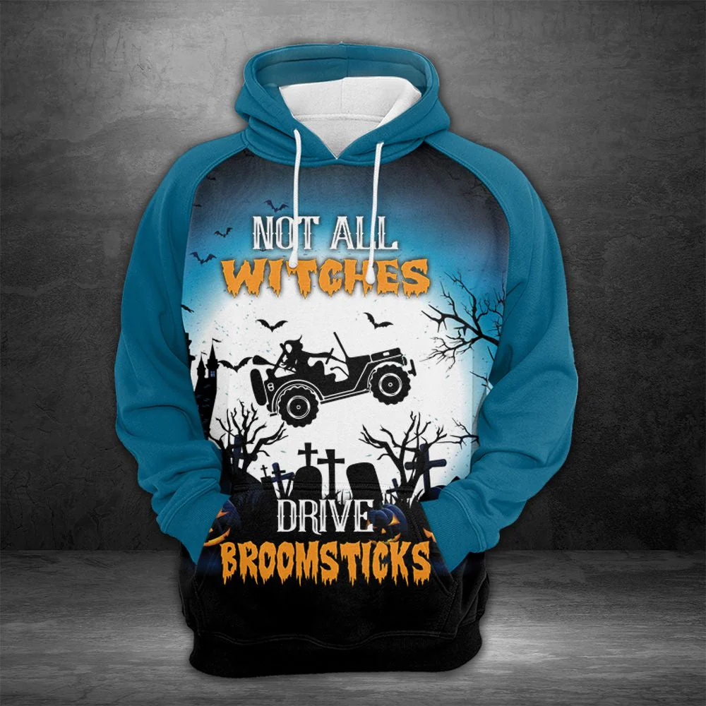 Halloween Witch Pullover Premium Hoodie Not All Witches Drive Broomsticks, Perfect Outfit For Men And Women On Christmas New Year Autumn Winter - Image 2