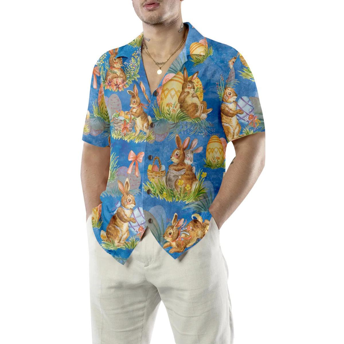 Happy Easter Day Bunny Hawaiian Shirt - Perfect Gift For Bunny Lover, Friend, Family