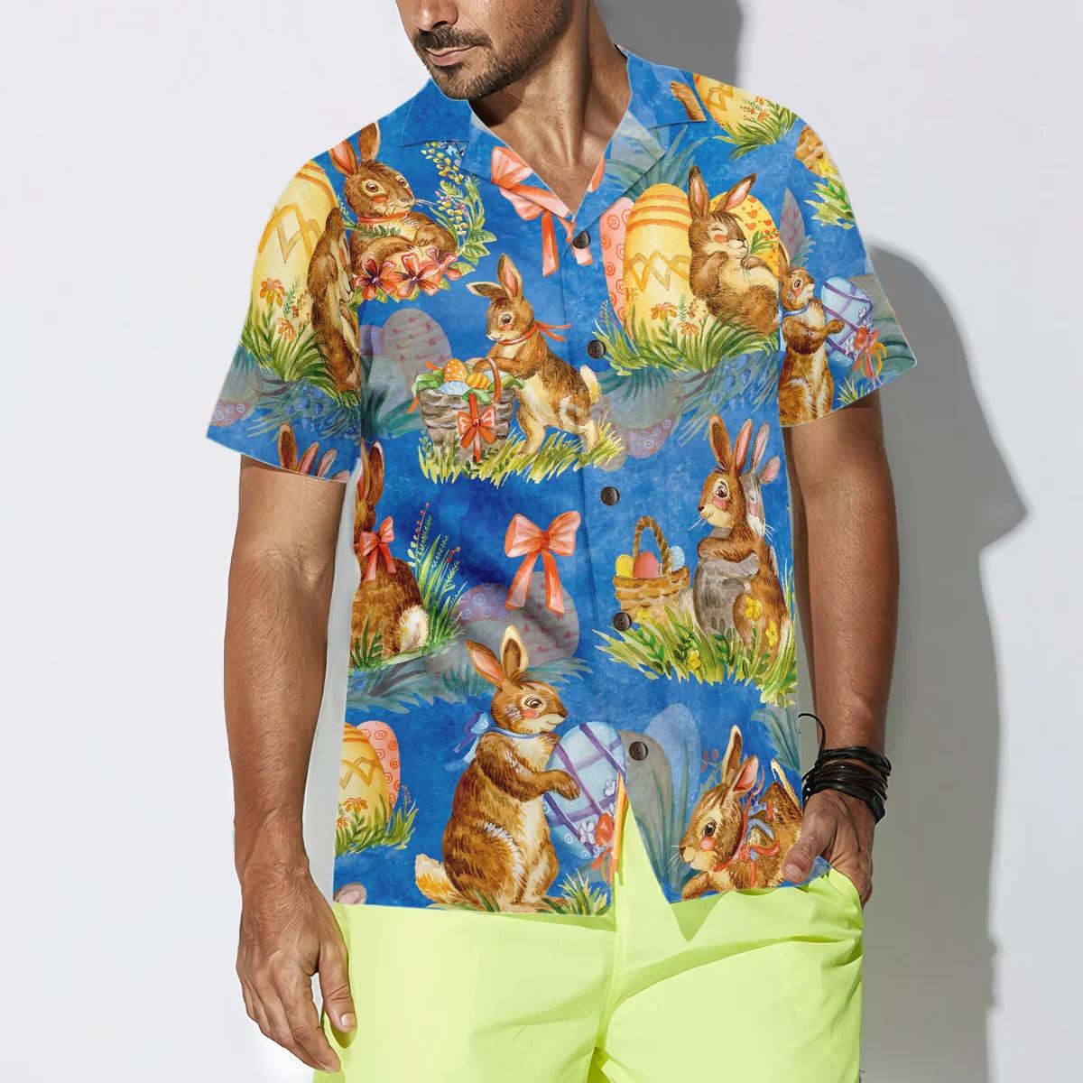 Happy Easter Day Bunny Hawaiian Shirt - Perfect Gift For Bunny Lover, Friend, Family - Image 3