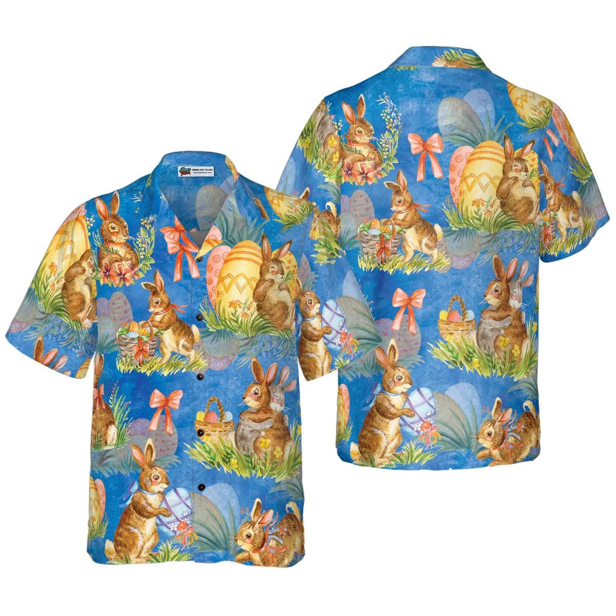 Happy Easter Day Bunny Hawaiian Shirt - Perfect Gift For Bunny Lover, Friend, Family - Image 4