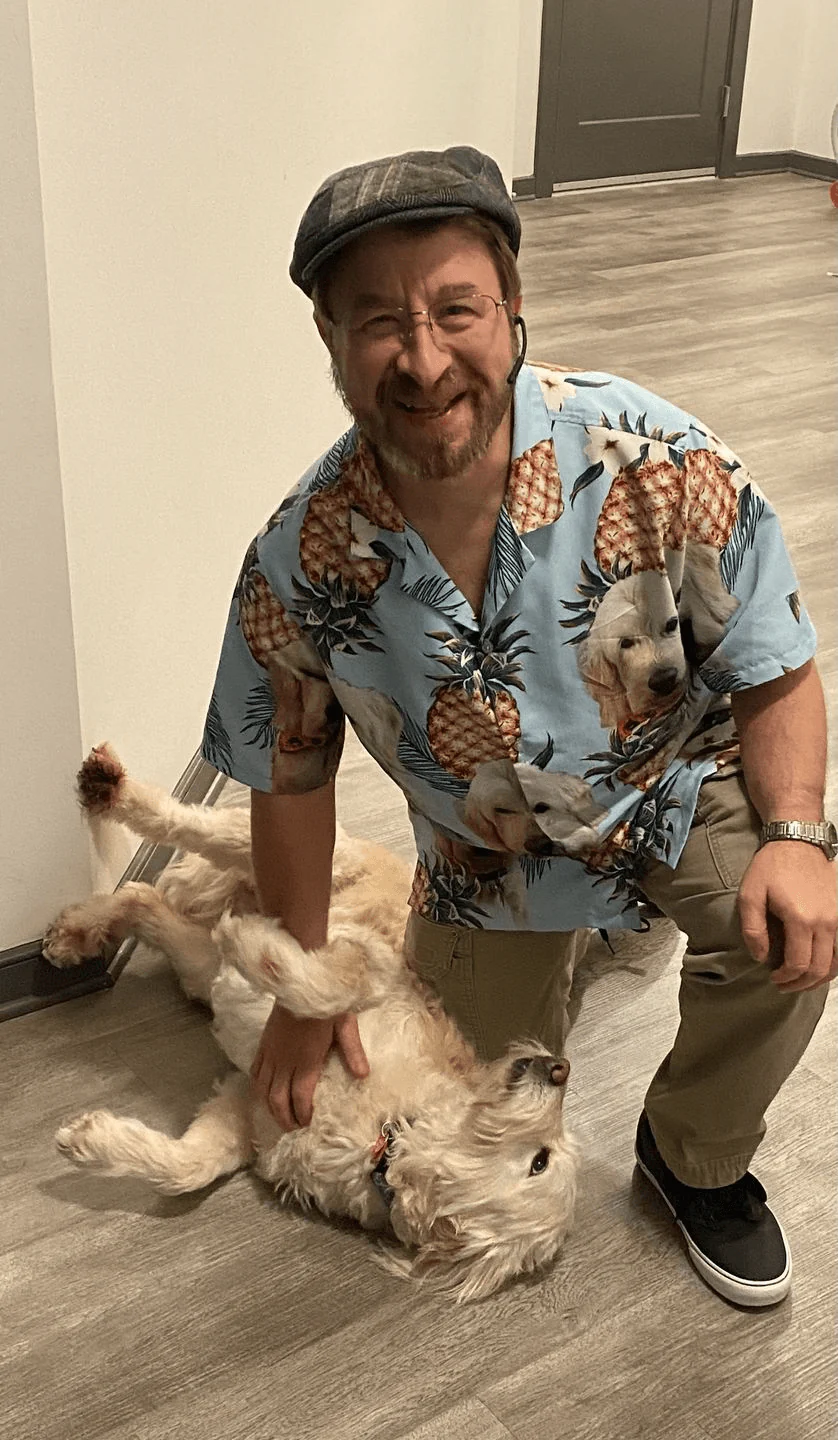 Hawaiian Shirt With Your Dog's Face - Pineapple Pattern Light Blue Color Aloha Shirt - Personalized Hawaiian Shirt For Men & Women, Pet Lovers - Image 6